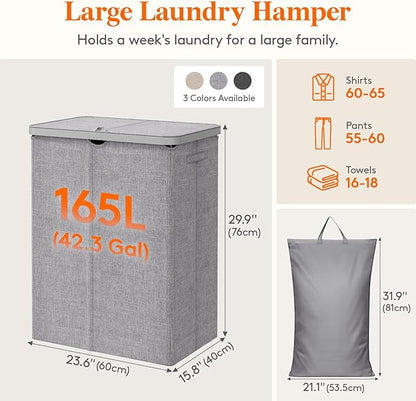 Lifewit 165L Large Laundry Basket