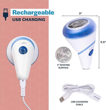 Fuzz Free Electric Fabric Shaver, Rechargeable Lint Remover, Fuzz Pill Clothing