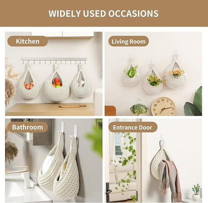 Boho Wall Hanging Fruit Baskets