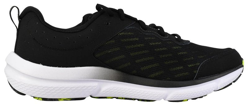 Under Armour Men's Charged Assert 10, (004) Black/Black/High Vis Yellow, 7.5, US