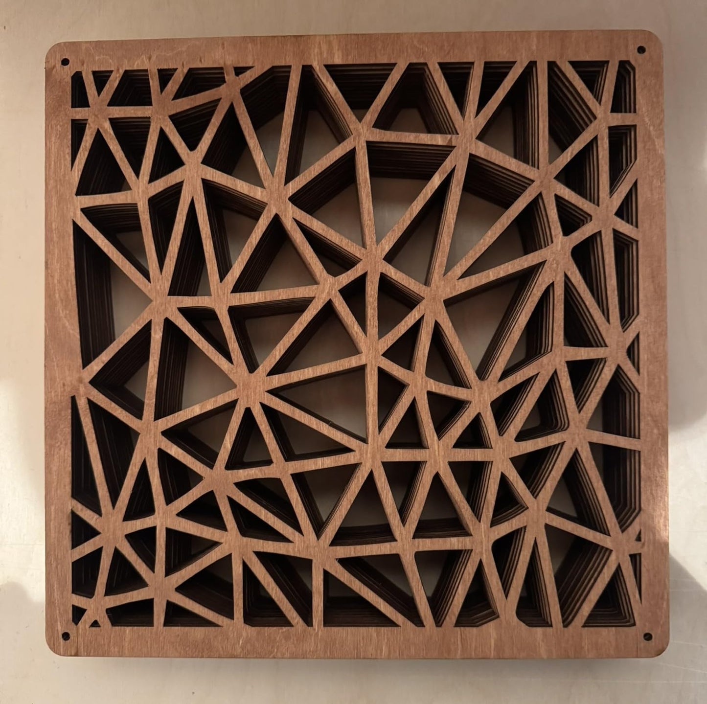 Woodtuct Teak Decorative Room Divider Panels, 12 Pack
