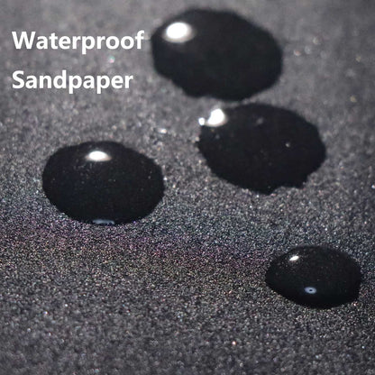 WHLLING Micro Zip Detail Sander 70PCS Sandpaper-Grit 400 600 800 1000 1500 2000 3000, 3.5”x 1”Micro Sander Tool for Small Projects Wet Dry, Hook and Loop Detail Sander for Crafts and Woodworking