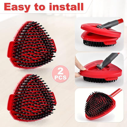 Scrubber Mop Head for Ocedar, Upgrade Scrub Brush for Ocedar, Spin Mop Scrub