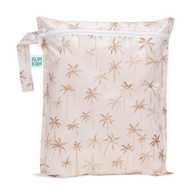 Bumkins Waterproof Wet Bag for Baby, Swim Suit, Cloth Diapers, Pump Parts