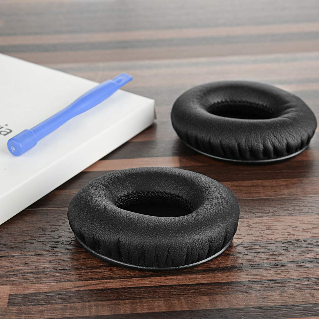 Geekria QuickFit Replacement Ear Pads for Beats Solo HD Headphones, Ear Cushions, (Not Compatible with Other Headphone Models), Repair Parts with Video Guide (Black)