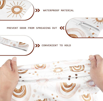 Shappy 2 Pcs Large Travel Laundry Bag Washable Waterproof Wet Dry Large Dirty