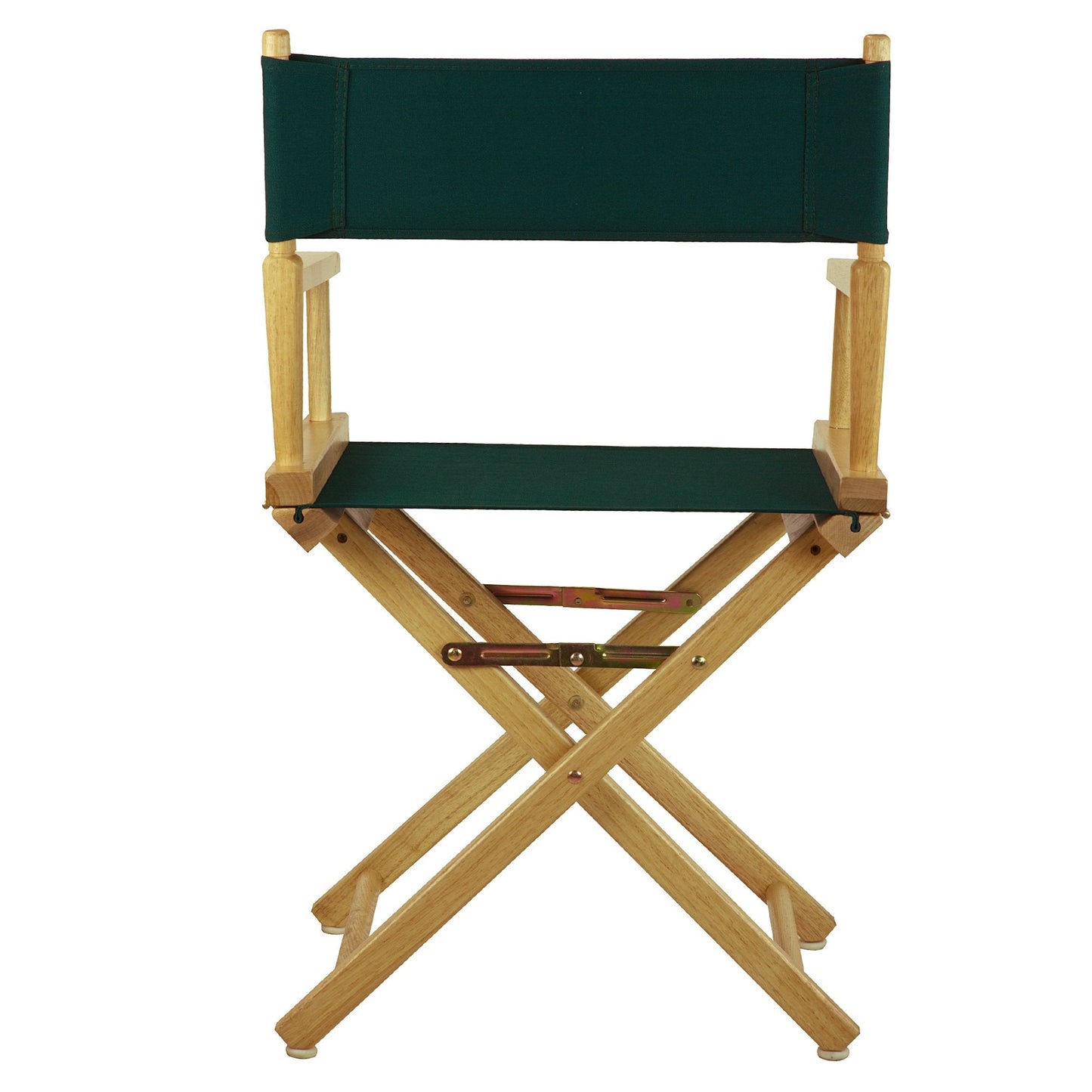 Casual Home 18" Director's Chair Natural Frame with Hunter Green Canvas