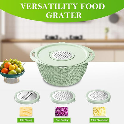 4 in 1 Colander with Bowl Set, Food Strainers and Colanders, Colander