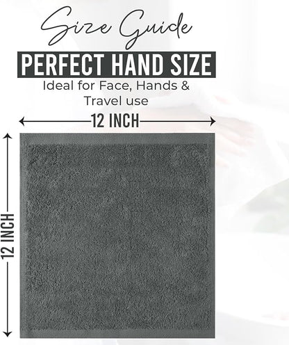 DAN RIVER 12 Pack Wash Cloths for Showering