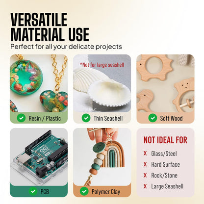 CRAFT911 Pin Vise Hand Drill Manual - Jewelry w/Micro Drill Bits (0.8mm-2.5mm) - Rotary Craft Drill for Jewelry Making, Resin, Wood, Plastic, Miniature, Beads, Clay Etc