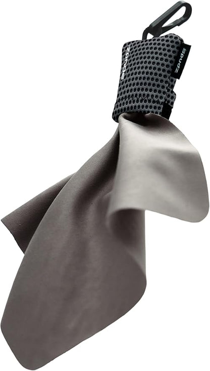 SPUDZ Ultra Microfiber Lens Cleaner – Closable Pouch, Washable –