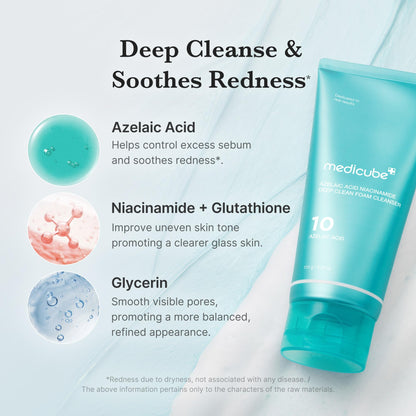 medicube PDRN Marshmallow Whip Cleanser | Face Wash, Cleansing Foam for Pore Care & Uneven Skin Tone | Gentle Daily Deep Cleansing | Hydrating and Nourishing Facial Cleanser | Korean Skincare
