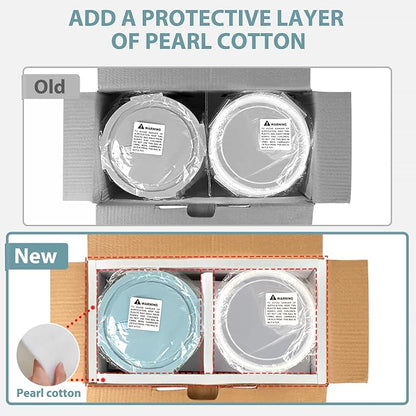 20oz Food Storage Containers with lids Set, Airtight 2.5 Cup Glass Meal Prep Containers, Heat-Resistant BPA-Free Glass Containers for Soup Leftover, Microwave, Dishwasher Freezer Safe (4 Packs)