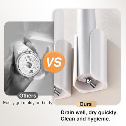 Electric Toothbrush Holder for Bathroom, Wall-Mounted Toothbrush Stand