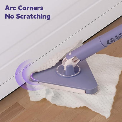 ClicLak Wall Cleaner Mop, Instantly Attach & Remove Cloth Touch-Free,