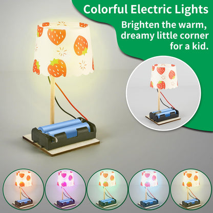STEM Kits for Kids Age 6-8 8-10, 6 Bulk DIY Electric Circuit Lamp Kits for Kids Crafts 8-12, Science Experiments for Classroom STEM Projects Activities, Building Toys for Boys Girls Gifts 6 7 9 10 13