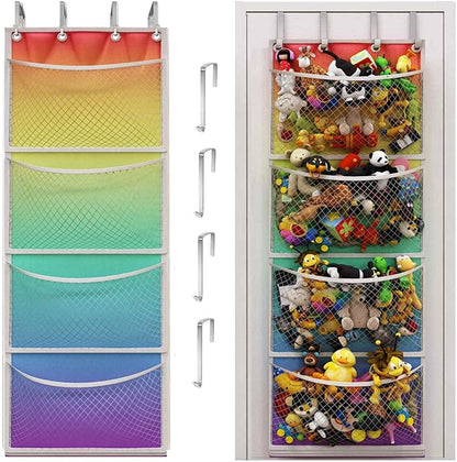 Honeyera The Original Storage for Stuffed Animals, Over Door Organizer for
