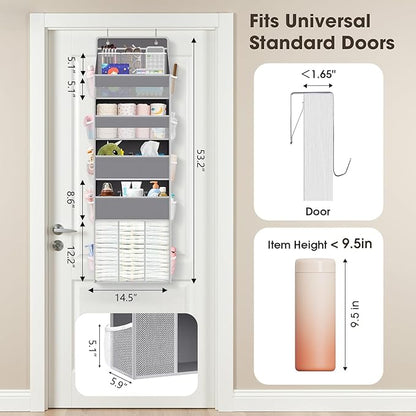 WISELIFE 5-Tier Over the Door Organizer