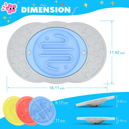 Maze Balance Board for Kids Toddlers Wobble Board for Core Balance Training