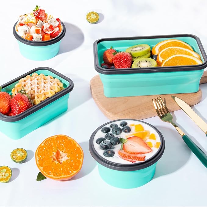 Sudaya 16 Pack Collapsible Food Storage Containers