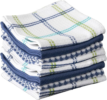 T-Fal Premium Waffle Dish Cloths, Super Soft Long Lasting 100% Cotton Flat