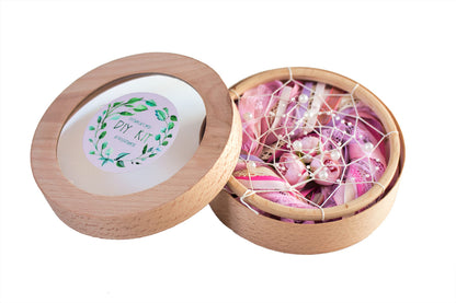 DIY dream catcher kit-Make your own dreamcatcher-Craft set for kids-Do It Yourself Pink dreamcatcher-Birthday party Activity Diam 6.2 inch(15.5cm) Floral Classic Dream catcher