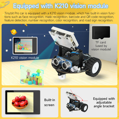 Yahboom Robot Car Adopts MakeCode Graphical Programming, K210 Module Adopts MicroPython Programming