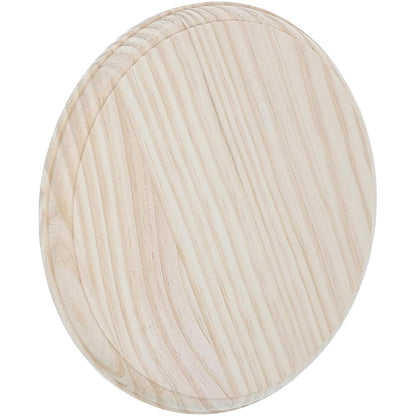 Bright Creations Unfinished Wood Bases - 8-Inch Edge-Glued Pine Rounds, 2-Pack - Smooth Surface for Painting & Decoupage - Wood Round Plaques & Wooden Discs for DIY Crafts