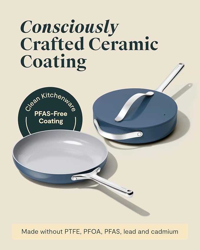 Caraway 12in Fry Pan + 10in (3qt) Saute Pan Duo Sage