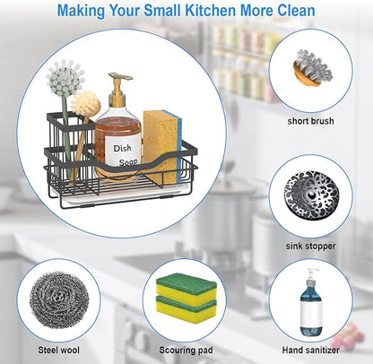 Sponge Holder for Kitchen Caddy Sink Organizer