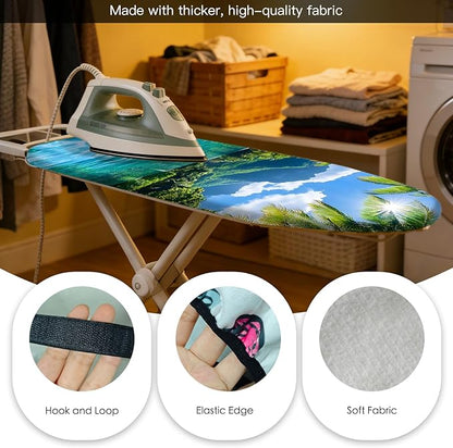 Nuxovilar Ironing Board Cover Needle Cotton 15x54 Inches | Ironing Board Cover