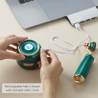SALAV® Retro Edition Rechargeable Fabric Shaver and Lint Roller