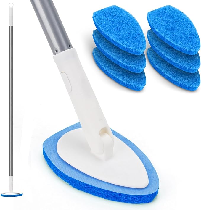 Shower Scrubber, Bathroom Tub and Tile Cleaner Brush