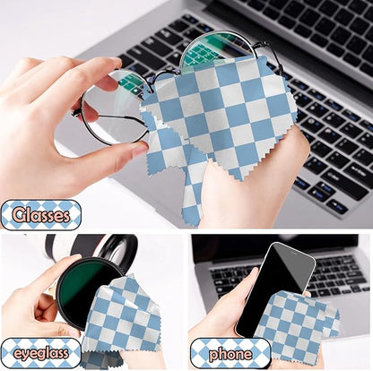 6 PCS Glasses Cleaning Cloth Eyeglass Cleaning Cloth Lens Eyeglasses Microfiber