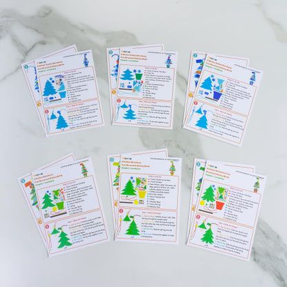 Winlyn 24 Sets Winter Decorations DIY Potted Pine Tree Ornaments Christmas Craft Kits Foam Tree with Festive Foam Stickers for Kids Holiday Seasonal Gift Home Classroom Activities Party Favors