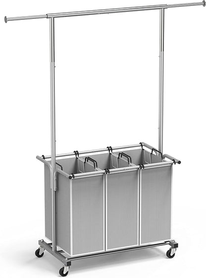 Simple Houseware 3 Bags Laundry Sorter