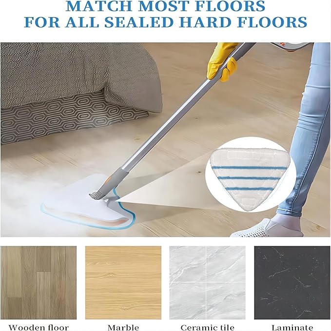 4 Pack Reusable Mop Pads Compatible