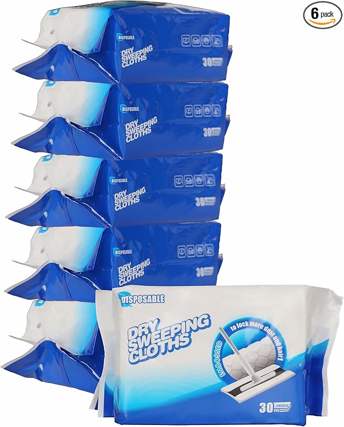 KMAKII Dry Sweeping Cloths Dry Mop Refills