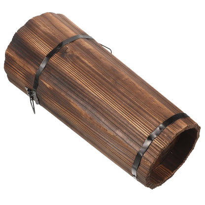 Luxshiny Umbrella Bucket 16.53X8.26X8.26In Wooden Umbrella Stand Entryway Organizer Freestanding Holder for Canes Walking Sticks and Outdoor Umbrellas