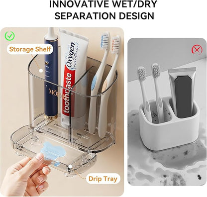 Toothbrush Holders with Drainage