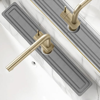 Faucet Mat for Kitchen Sink, Rapidly Absorbing Diatomite Fast Drying Stone