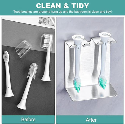 Electric Toothbrush Head Holder, Tooth Brushing Holder, Wall Mounted Toothbrush