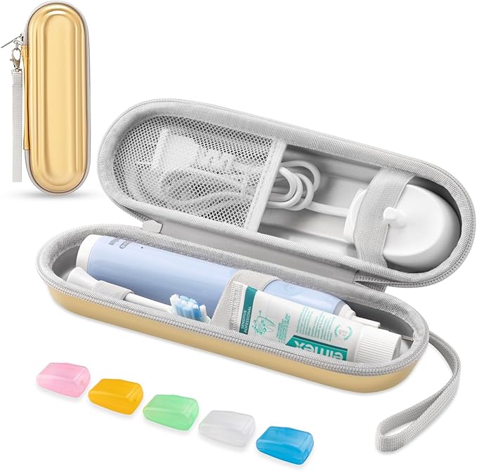 Toothbrush Travel Case for Oral B/Oral-B Pro 1000 1500 5000 7000 & Philips
