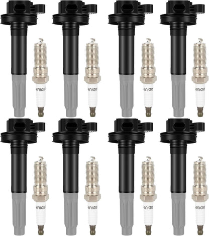 ECCPP 3 ignition coils with 3 iridium Spark Plugs,UF808,coils packs,for Smart Fortwo 2016-2017 0.9L‎224332428R,UF-808