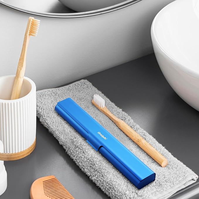 Aluminum Toothbrush Travel Case, Portable Travel Toothbrush Holder, Durable