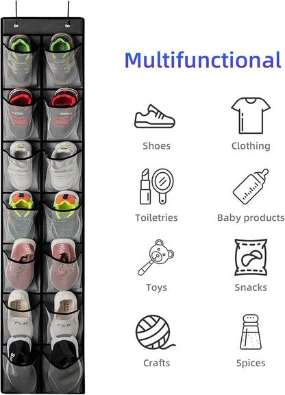 KEEPJOY Over the Door Shoe Organizer, Hanging Shoe Organizer