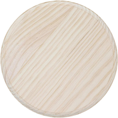 Bright Creations Unfinished Wood Bases - 8-Inch Edge-Glued Pine Rounds, 2-Pack - Smooth Surface for Painting & Decoupage - Wood Round Plaques & Wooden Discs for DIY Crafts