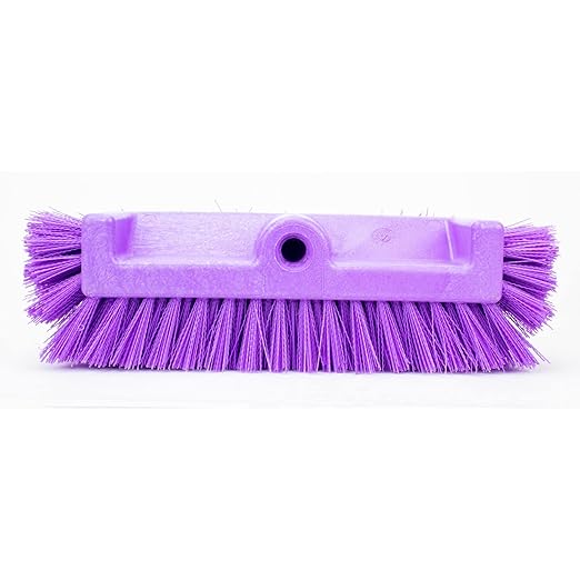 SPARTA Multi-Level Tile Scrub Brush 12" Wide Brush Head, Heavy-Duty Tile