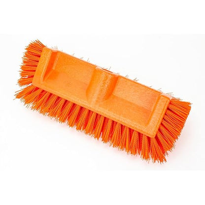 SPARTA Multi-Level Tile Scrub Brush 12" Wide Brush Head, Heavy-Duty Tile