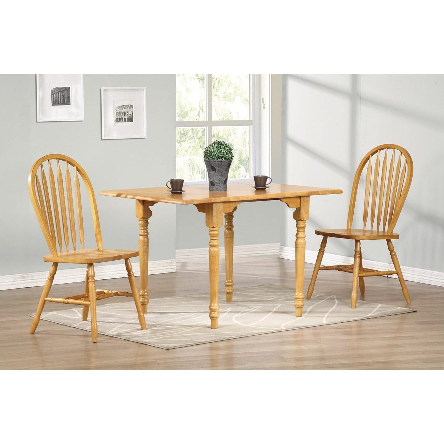 Sunset Trading Oak Selections Dining Chair, 38", Light Finish